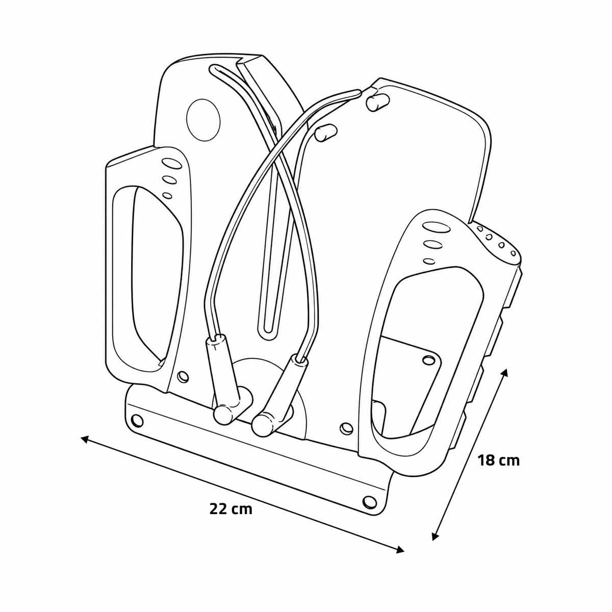 fischer Affilacoltelli Manuale, Centimetri
