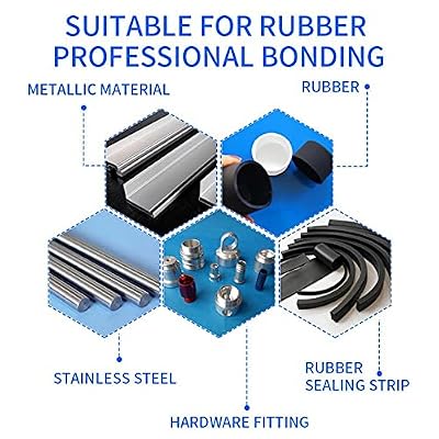 Rubber Glue - Instant Adhesive for Rubber, Tire, Crafts & More