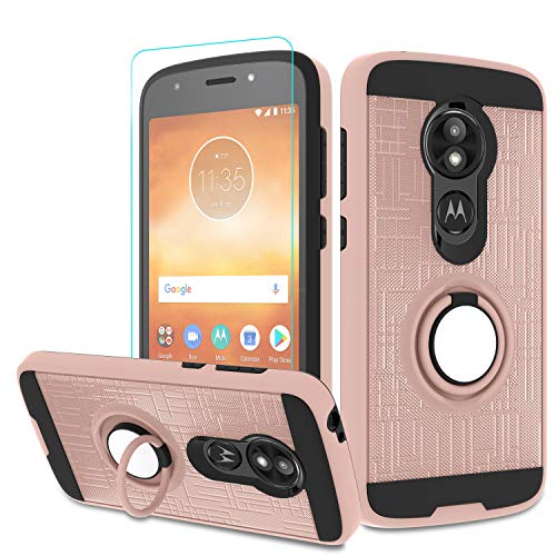 Atump Moto E5 Play Case, Moto E5 Cruise Case 360 Degree Rotating Ring