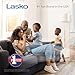 Lasko 2521 16 Inch 3-Speed Quiet Adjustable Tilting Wide-Area Oscillating Standing Pedestal Fan for Bedroom, Kitchen, Home, and Office, Black