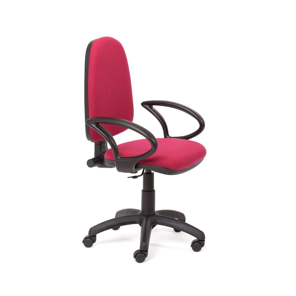 Rocada RD-930/4+956 - Silla Oficina con Brazos, Color Negro
