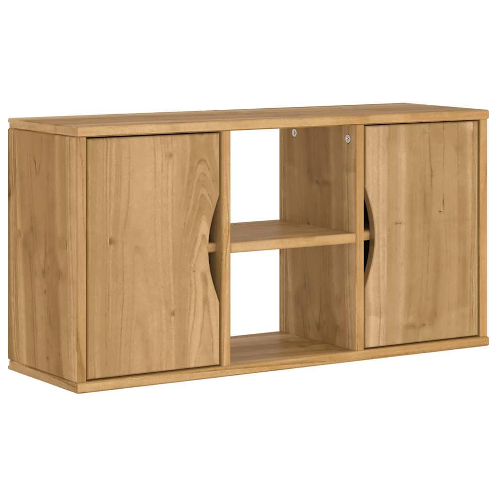 vidaXL Mueble de TV ODDA Madera Maciza de Pino 79x24x40 cm