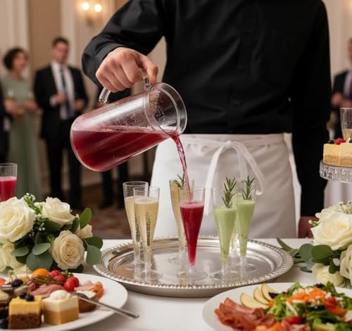 Miniatura 2 de Matana 48 Copas De Champán De Plástico, 133ml - Flautas De Champagne Para Bodas, Cumpleaños, Barbacoa Y Fiestas - Vasos Resistentes Y Reutilizables Para Cócteles, Postres