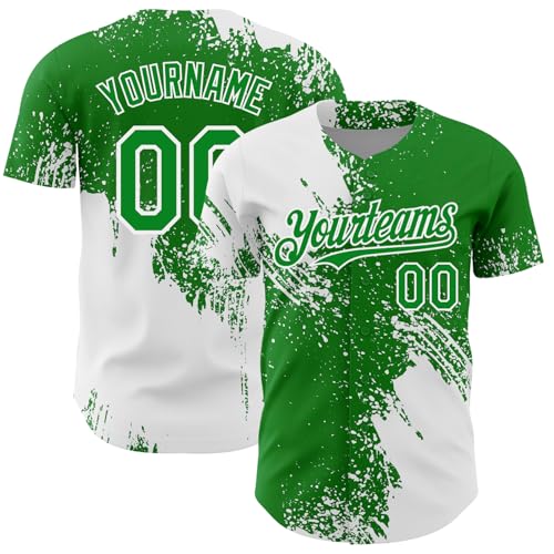 Camiseta personalizada de béisbol unisex para hombre, mujer y juventud, con nombre, número y logo bordados miniatura 1