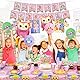 Obussgar Eule Geburtstag Party Dekoration - niedliche Eule Thema Party Zubehör einschließlich Banner, Teller, Servietten, Tischdecken, Luftballons für Kinder Geburtstag - für 20 Gäste (B)