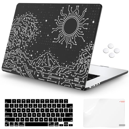 Coque MacBook Air 15 M2 A2941 protection rigide mate et couvre clavier transparent