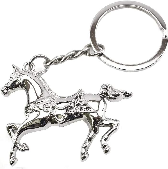 India Fashion Export Full Mettle Running Winner Horse Keychain and Fancy Latest Model Keychain