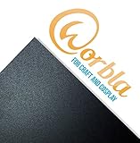 Worbla BLACK Sheet Size L (39x29 Inch Sheet) Thermoplastic Material for Cosplay and Crafts