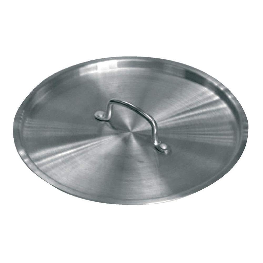 Vogue Silver Aluminium Deep Boiling Pot Lid 24Cm