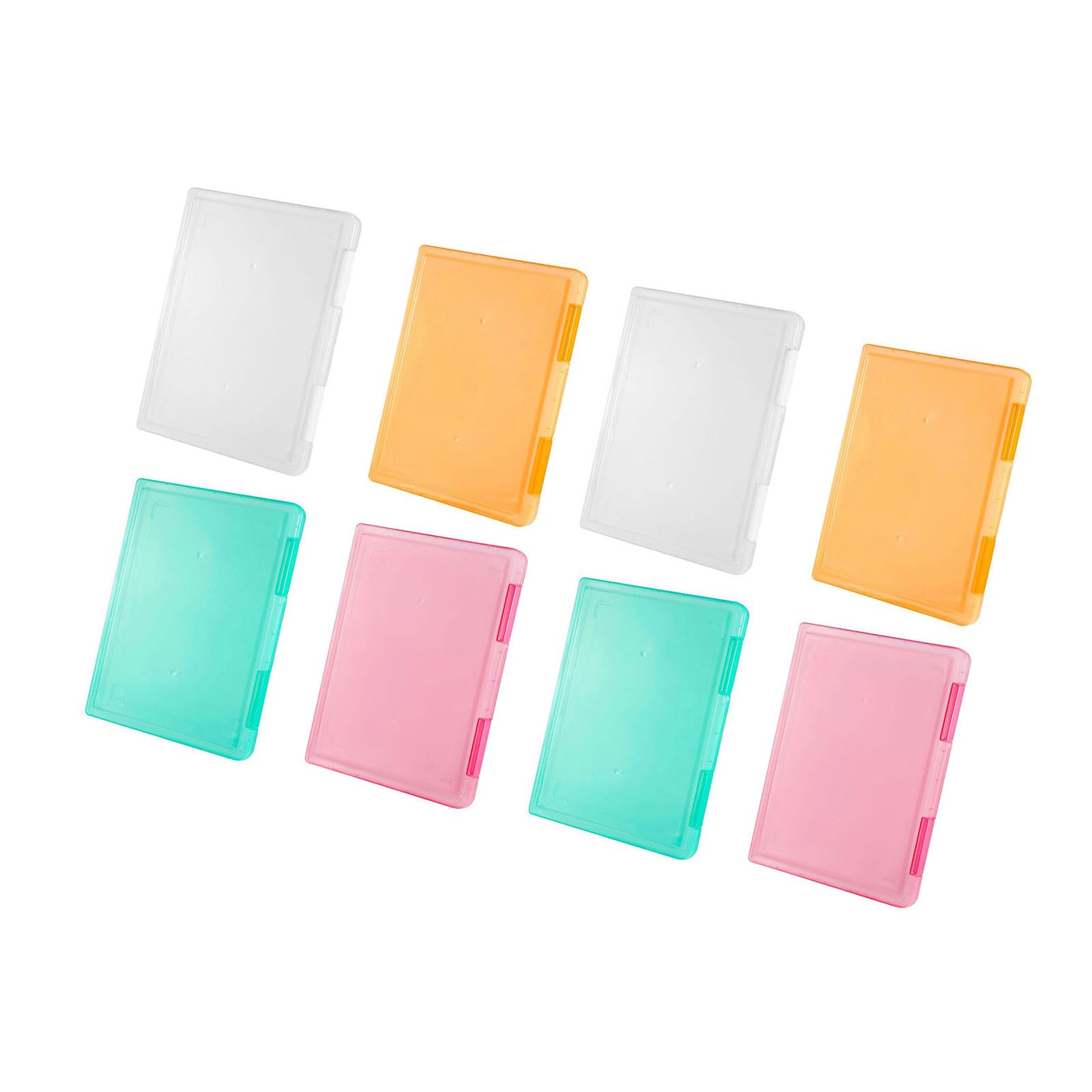 Hsioluted 8Pcs Documents Holders For School Scrapbook Paper Storage Box File Project Case Letter Paper File Storage Containers Project Case