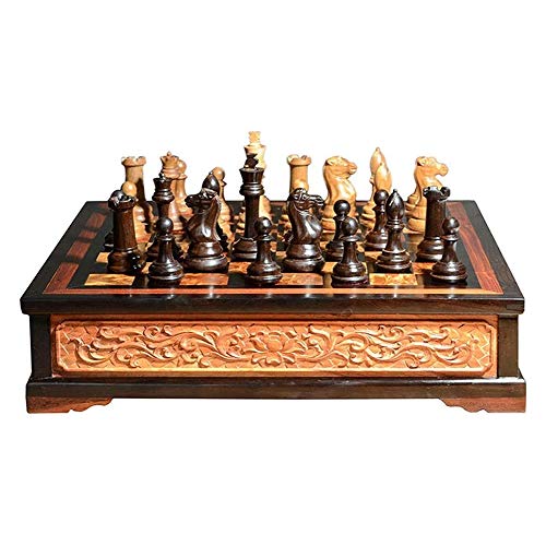 ZYF International Chess Set Standard Chess Family Classic Chess Set Retro International Chess Collectible Gifts for Chess Lovers/Beginners ZYF International Chess Set Standard Chess Family Classic Chess Set Retro International Chess Collectible Gifts for Chess Lovers/Beginners
