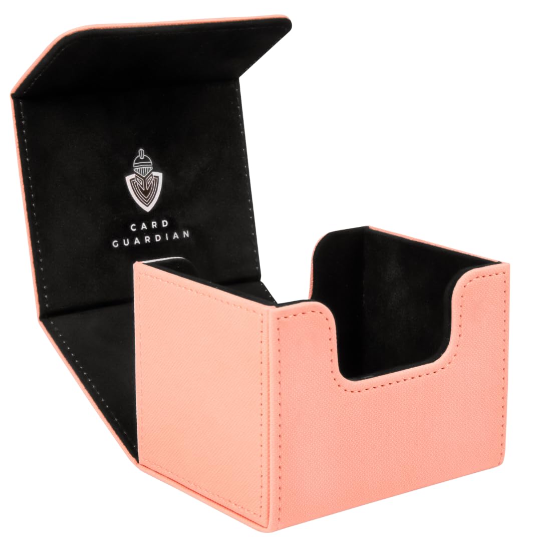 Card Guardian Pink - Premium Deck Box For 100+ Cards For Trading Card Games Tcg (Pink)