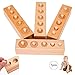 Produktbild Hilai 1pc Holzzylinder Socket Set Kids frühe Entwicklung Sinnesmaterial Bunte Zylinder Ladder Blocks frühe pädagogische Math Teaching Spielzeug