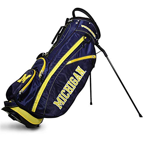 Team Golf NCAA Fairway Golf Stand Bag, Lightweight, 14-way Top, Spring Action Stand, Insulated Cooler Pocket, Padded Strap, Umbrella Holder & Removable Rain Hood