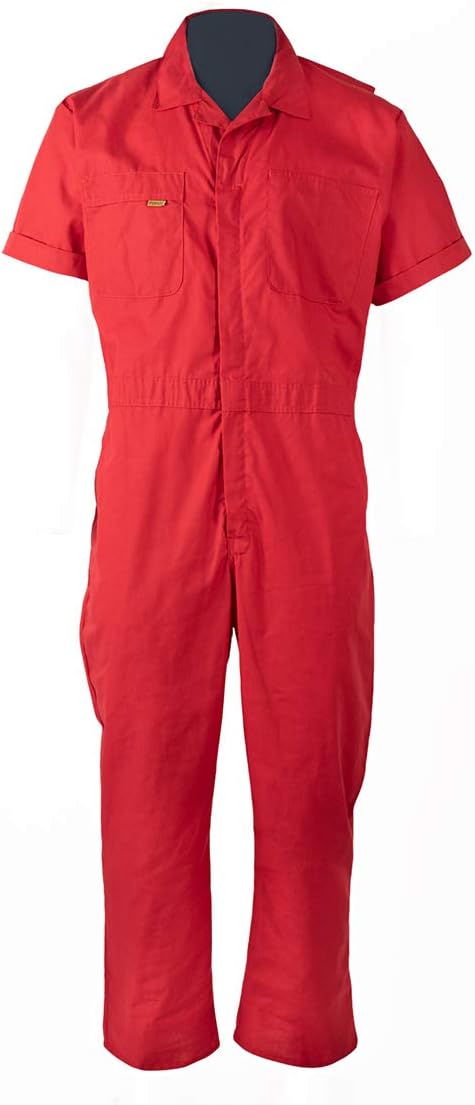 Poplin Short Sleeve Unlined Coveralls Regular Fit