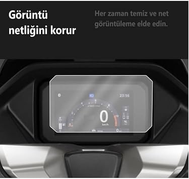 Honda Pcx 125 Dx ile uyumlu 2025 Model Dijital Gösterge Parlak 9H Nano Ekran Koruyucu