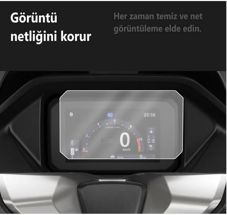 Honda Pcx 125 Dx ile uyumlu 2025 Model Dijital Gösterge Parlak 9H Nano Ekran Koruyucu