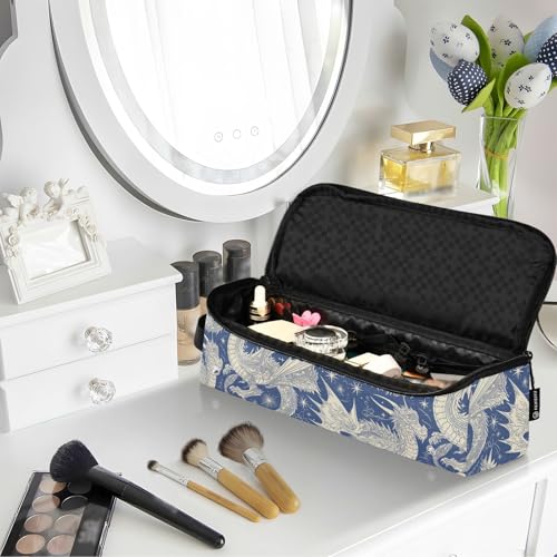 Bolsa de viaje y tapete resistente al calor para herramientas de cabello miniatura 6