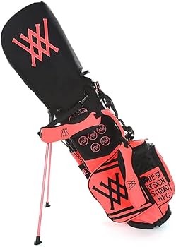 Amazon | アニューゴルフ Anew Two Color Black Pink Stand Bag 2