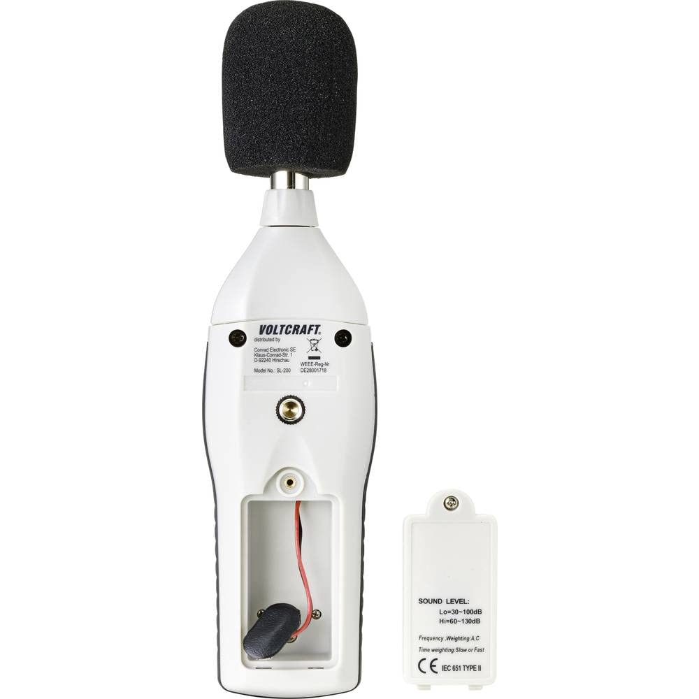 VOLTCRAFT Schallpegel-Messgerät SL-200 30-130 dB 31.5 Hz - 8 kHz