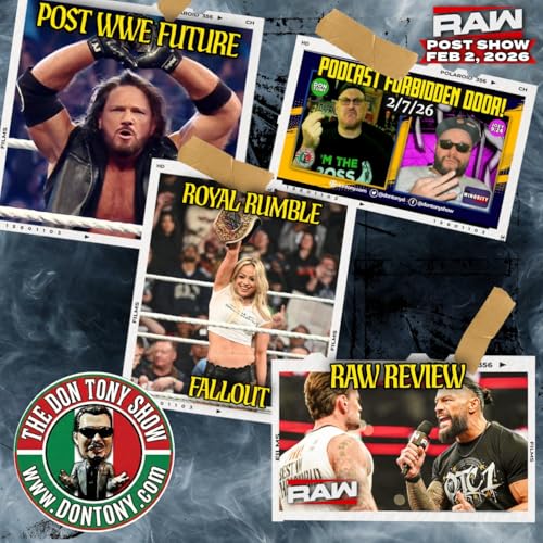 The Don Tony Show / WWE RAW Post Show 2/2/26 Podcast Por  arte de portada