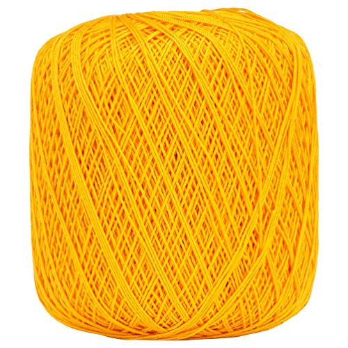 Image of Coats Crochet - 154.0421 Classic Crochet Thread, 1 Pack, Goldenrod