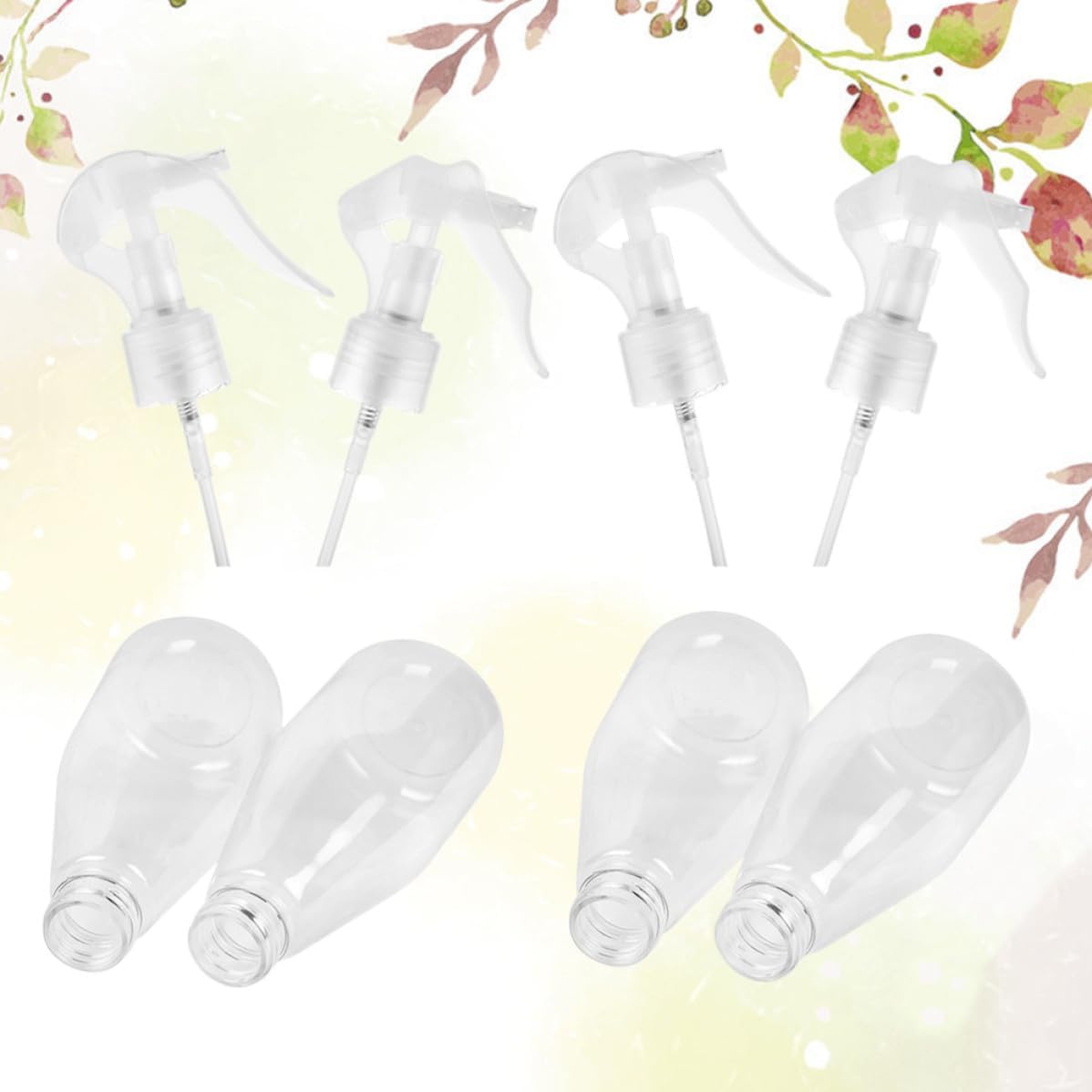 4pcs Travel Spray Bottles 200ml Superfine Mist White Refillable image 4