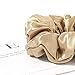 DINPREY Women's Premium Silk Scrunchies with Zipper Pouch, 9 Pcs Hair Ties Ropes, Secret Zipper Hidden Pocket Scrunchies, Tie Soft Stash Hair Elastic Ties for Vsco Girl Stuff