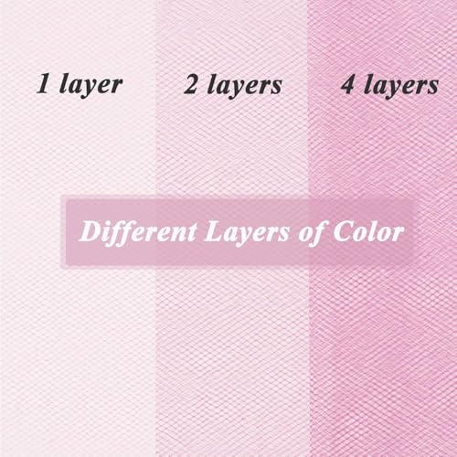 Image of Light Pink Net Backdrop Curtain Set for Decoration, 2 Pieces, 8 x 5 feet, for Wedding, Birthday,Christmas, Festival, Anniversary, Engagement (Light Pink)