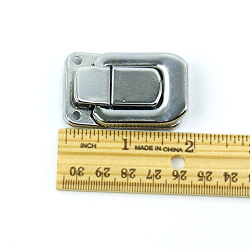 Square Drawbolt Closure Latch for Guitar Case/musical cases 6443A Chrome