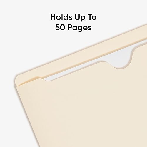 Miniatura 4 de Smead (75500). Estuche para archivos, con pestaña de corte recto reforzada, con expansión. Para archivos tamaño carta, 100 por caja., Manila