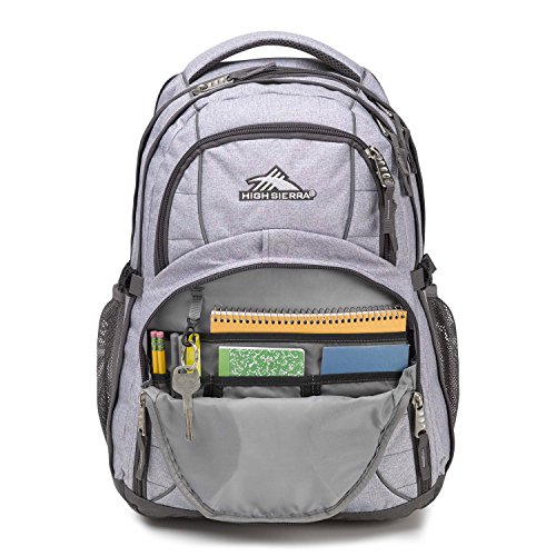 Image of High Sierra Swerve Laptop Backpack, Jersey Knit /Slate, 19 x 13 x 7.75-Inch
