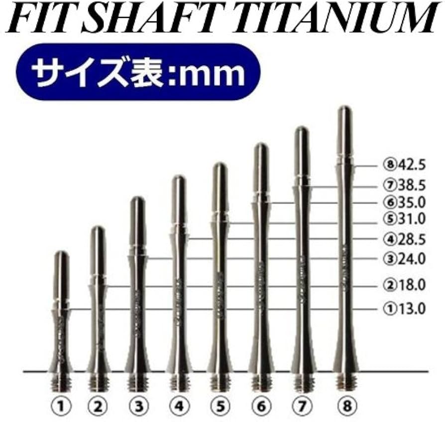 Amazon | COSMO DARTS Fit Shaft METAL Titanium (フィット・シャフト Amazon | COSMO DARTS Fit Shaft METAL Titanium (フィット・シャフト