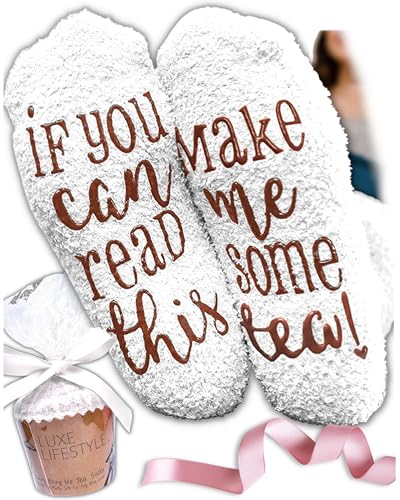 “If You Can Read This Bring Me Some Tea! ” - Funny Socks