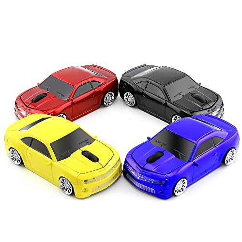 Sport Car Shape 2.4Ghz Wireless Mouse Optical Gaming Mouse Cool Mice With Usb Receiver For Pc Laptop Computer, 3 Button 1600Dpi (Red) #TOP7