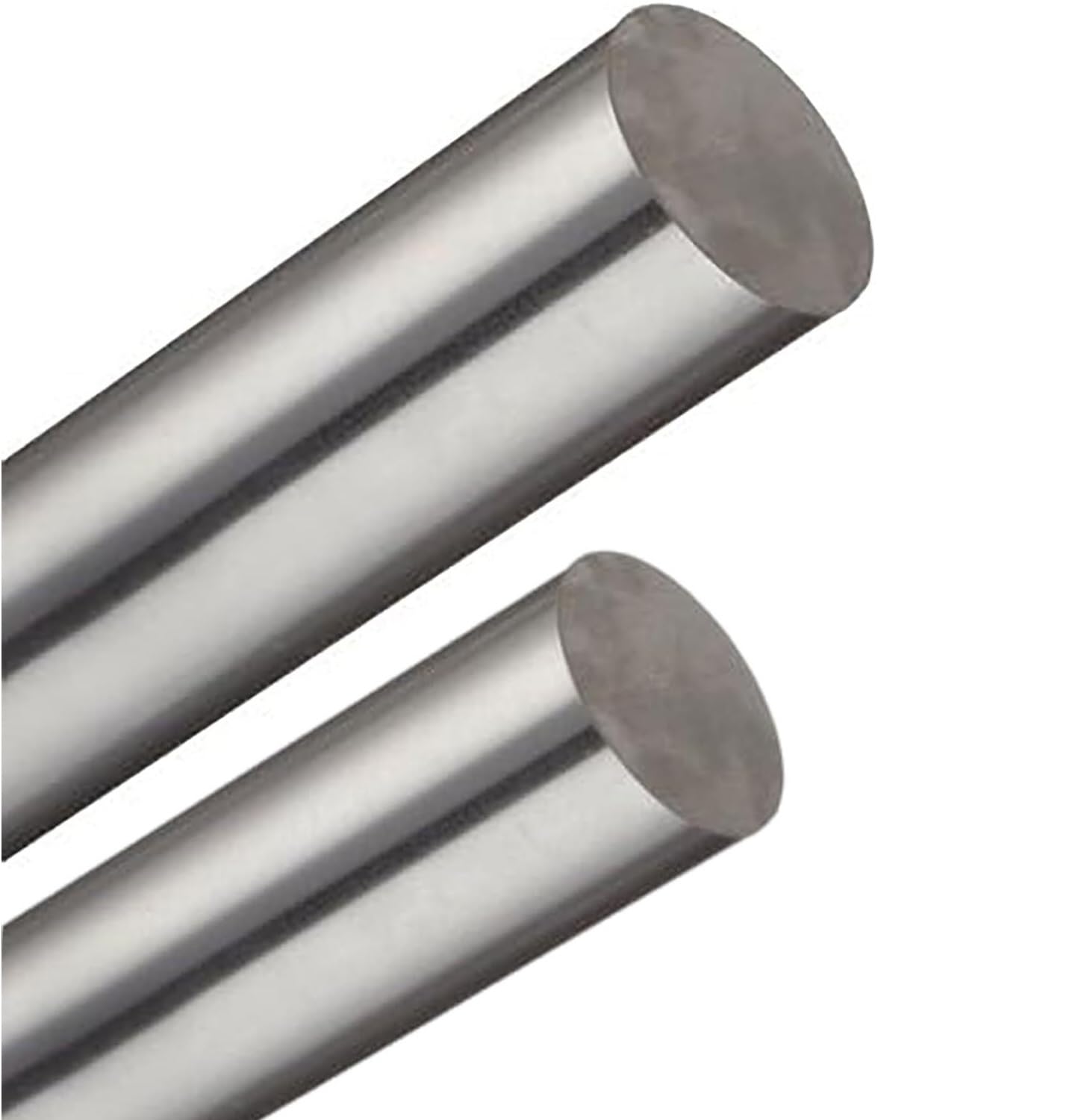 2 piezas 304 SUS varillas redondas(2pcx23x500mm)