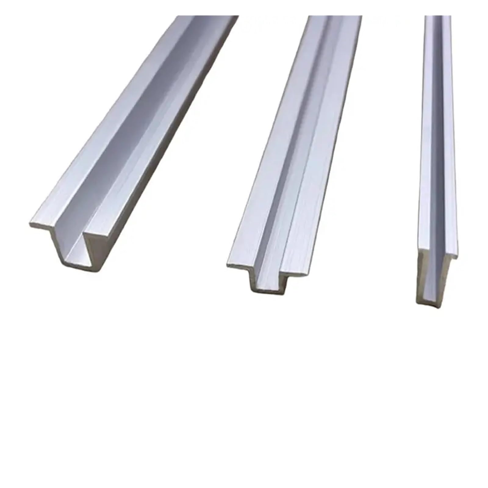 Aluminiowy profil w kształcie litery U, Aluminiowy kanał w kształcie litery U. Szerokość 4-10 mm. Długość 50 cm. Gniazdo karty ze szczeliną dylatacyjną krawędziową(10x10x10mm,50cm x 2pcs)