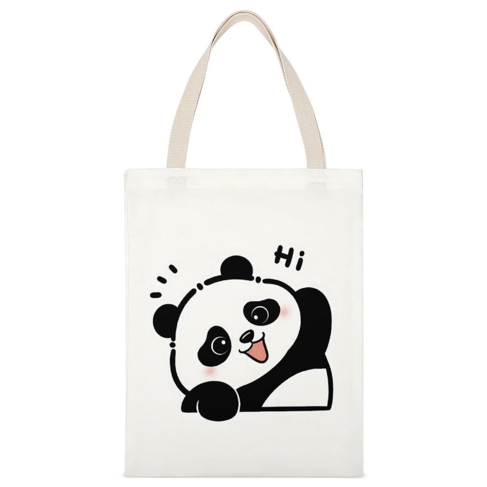 Amazon.co.jp: Panda Panda Head Lucky Panda Cute Panda Tote