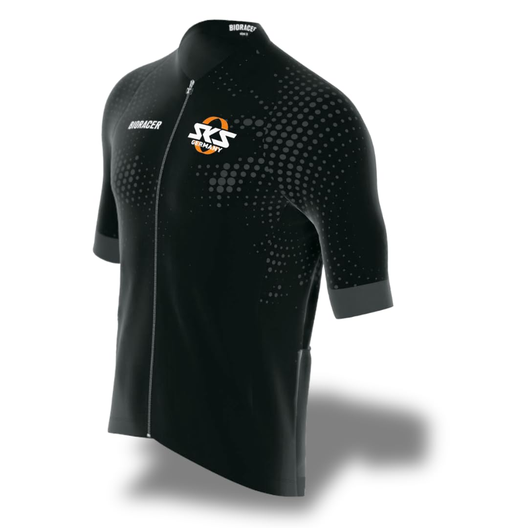 SKS GERMANY Rennrad-Trikot Herren, Größe S mit Punkten