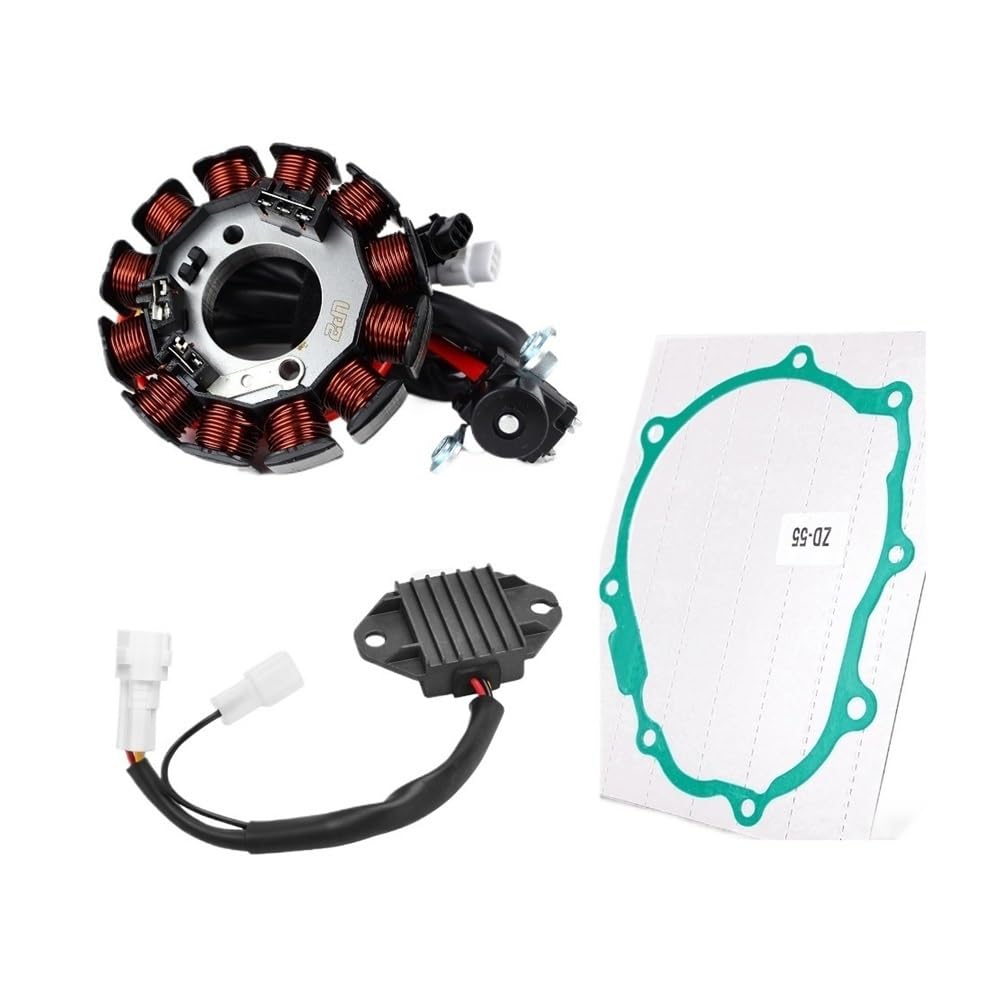 Bobina Estator Generador Magneto Motocicleta Kit De Junta Reguladora Bobina Estator Motocicleta, para Gas EC250 EC250F 4T 2013-2015, para Gasgas EC300 EC300F 2013-2014, Encendedor Magnético