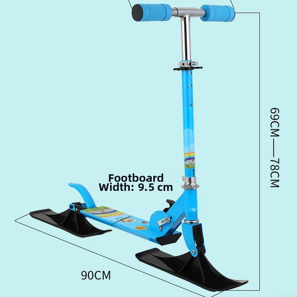 Honseadek Patinete de nieve 2 en 1 para niños