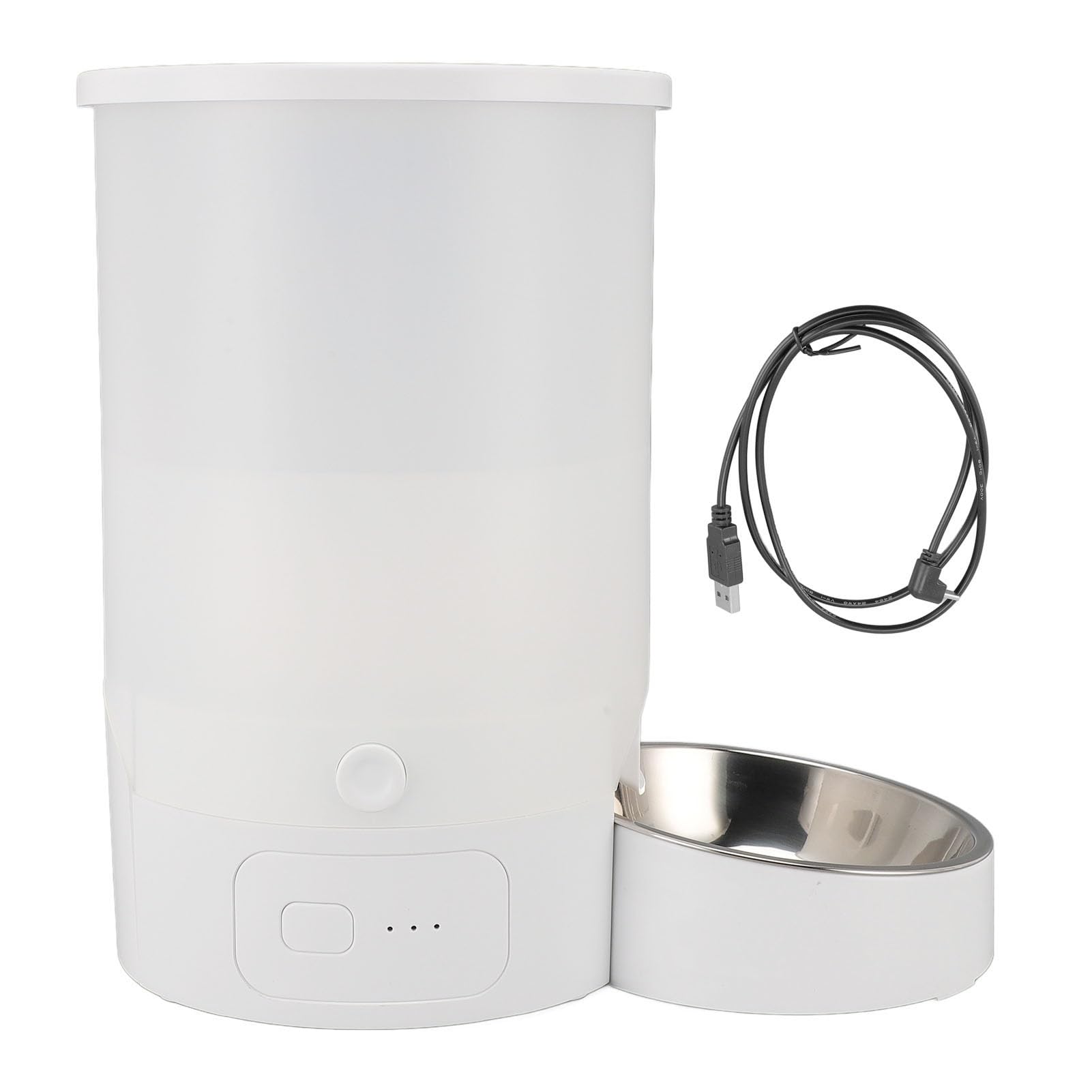 Omabeta Alimentatore Automatico per Animali Domestici, Ciotola in Acciaio
