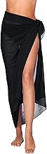 Pareo Femme Plage Sarong Beach Wrap de Plage Jupes Cache-Maillot Bikini Cover Up Couvertures de Plage Beachwear Semi Transparent
