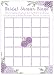 Purple Floral Bridal Shower Bingo Game Cards (50 Count)