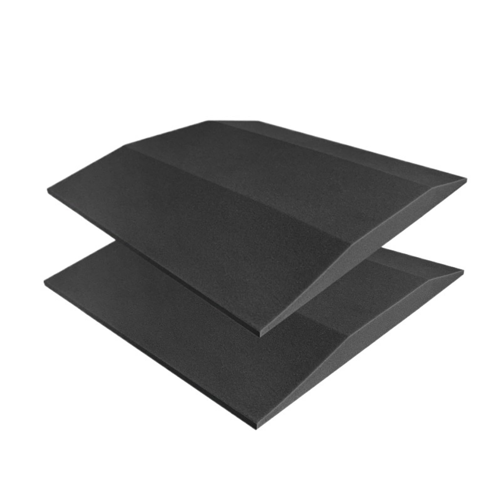 EnxJire Sofa Cushion Support 1/2/3Pcs 50x50x5cm High-Density Foam Trapezoid Couch Sofa Cushion Support Sag Repair Replacement for Black(Black 2pcs)