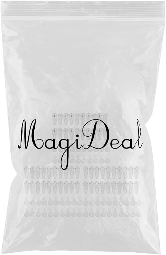 ILSMYSUTRA® 60 Pieces Poly Invisible Traceless Wall Mounted Photo Picture Frame Mirrors Hanging Nail Hook Hanger Heavy Duty for Concrete & Brick 30mm |Crafts | Home Arts & Crafts | Framing & Matting