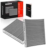 A-Premium 2-PC Cabin Air Filter w/Activated Carbon Compatible with Chrysler, Dodge, Nissan,