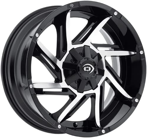Miniatura 4 de Vision 422 Prowler 20x12 5x4.5"5x5" -2.008in negrollanta mecanizada de 20" pulgadas