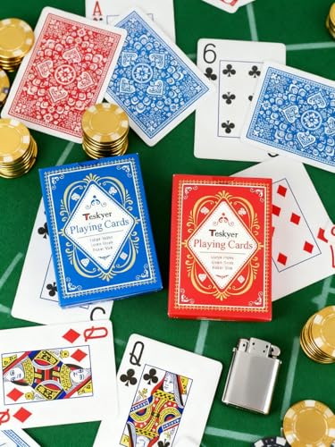 Pack 2 Barajas de Poker con Letras Grandes miniatura 5