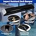 DEDU Dock Bumpers 48 Inch 2 Pack, Boat Dock Bumpers Heavy Duty Dock Post Bumpers, Dock Fender Bumper Guards Dock Piling Bumpers PVC Suit for Horizontal and Vertical with Screws and Washers (Black)